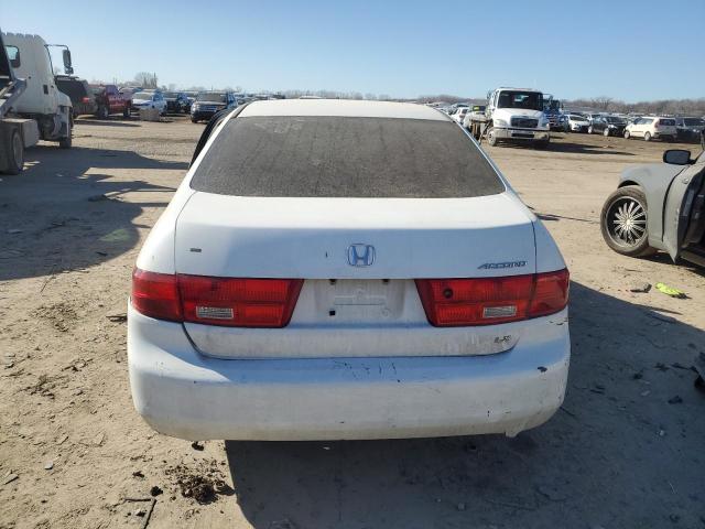 1HGCM56405A115919 - 2005 HONDA ACCORD LX WHITE photo 6