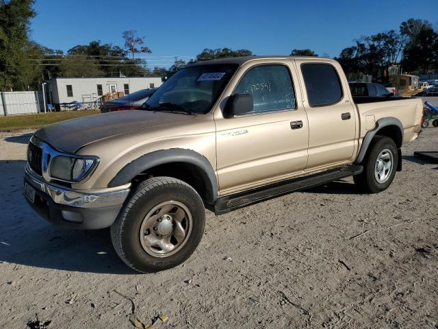 5TEGN92N11Z849343 - 2001 TOYOTA TACOMA DOUBLE CAB PRERUNNER GOLD photo 1