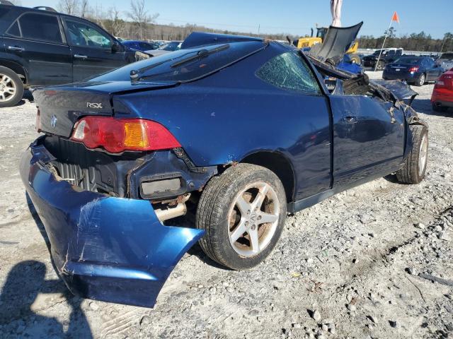 JH4DC54803C017758 - 2003 ACURA RSX BLUE photo 3