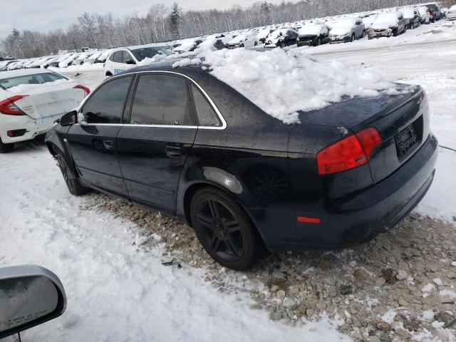 WAUDF78E98A104160 - 2008 AUDI A4 2.0T QUATTRO BLACK photo 2