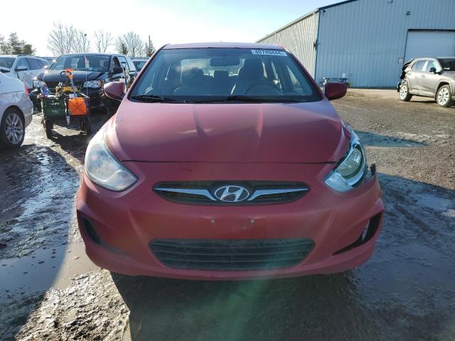 KMHCT4AE4DU401499 - 2013 HYUNDAI ACCENT GLS RED photo 5