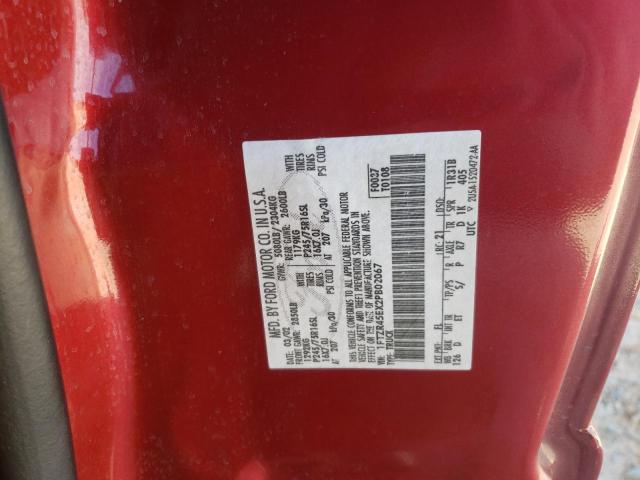 1FTZR45EX2PB02067 - 2002 FORD RANGER SUPER CAB RED photo 12