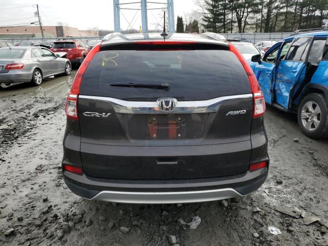 5J6RM4H77FL002267 - 2015 HONDA CR-V EXL BROWN photo 6