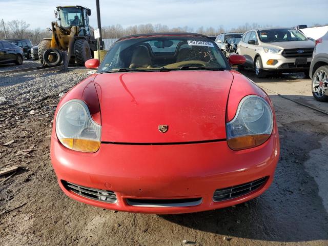 WP0CB29891U660639 - 2001 PORSCHE BOXSTER S RED photo 5