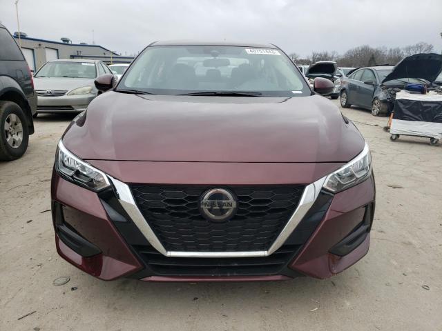 3N1AB8CV0NY299798 - 2022 NISSAN SENTRA SV BURGUNDY photo 5