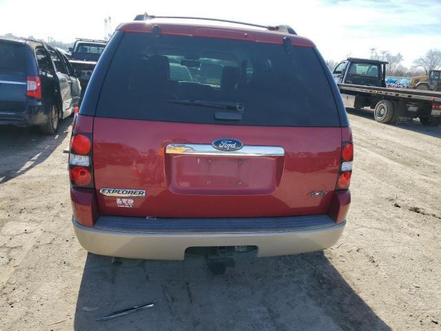 1FMEU7EE9AUA40123 - 2010 FORD EXPLORER EDDIE BAUER RED photo 6