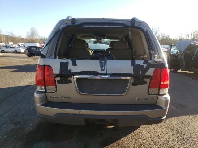 5LMEU68H95ZJ01167 - 2005 LINCOLN AVIATOR 金色 照片 6