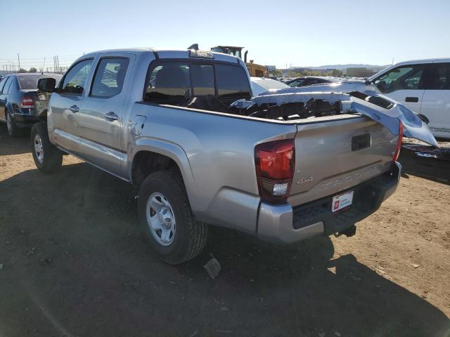 3TMCZ5ANXKM275840 - 2019 TOYOTA TACOMA DOUBLE CAB SILVER photo 2