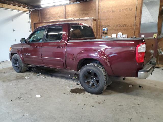 5TBBT481X1S174878 - 2001 TOYOTA TUNDRA ACCESS CAB LIMITED BURGUNDY photo 2