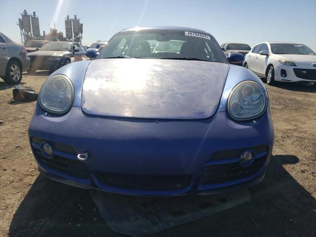 WP0AB29887U780836 - 2007 PORSCHE CAYMAN S BLUE photo 5