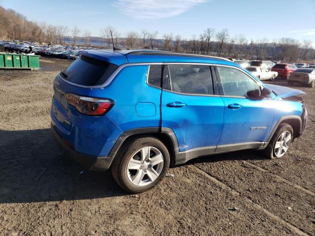 3C4NJDBB1NT116374 - 2022 JEEP COMPASS LATITUDE BLUE photo 3