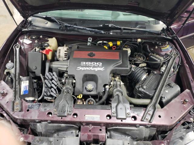 1G2WR52182F161171 - 2002 PONTIAC GRAND PRIX GTP Bordo foto 11