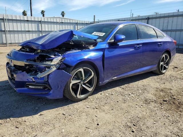 1HGCV1F3XLA088691 - 2020 HONDA ACCORD SPORT BLUE photo 1