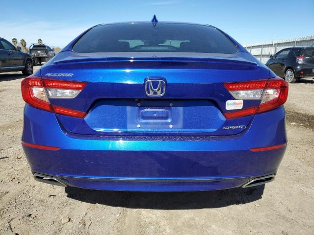 1HGCV1F3XLA088691 - 2020 HONDA ACCORD SPORT BLUE photo 6