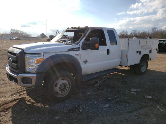 1FD0X5HT5FED69032 - 2015 FORD F550 SUPER WHITE photo 1