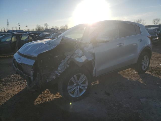 KNDPMCACXJ7420371 - 2018 KIA SPORTAGE LX SILVER photo 1