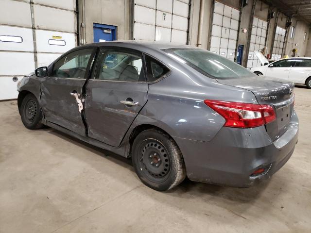 3N1AB7AP2KY352740 - 2019 NISSAN SENTRA S GRAY photo 2