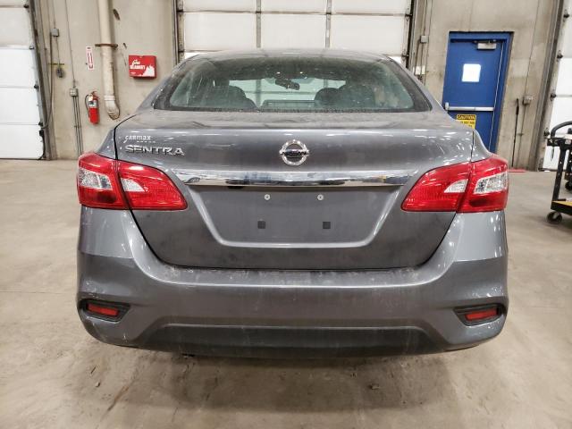 3N1AB7AP2KY352740 - 2019 NISSAN SENTRA S GRAY photo 6