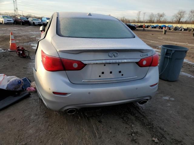 JN1AV7AR2FM850096 - 2015 INFINITI Q50 HYBRID PREMIUM SILVER photo 6