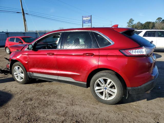 2FMPK4J80HBB89050 - 2017 FORD EDGE SEL RED photo 2