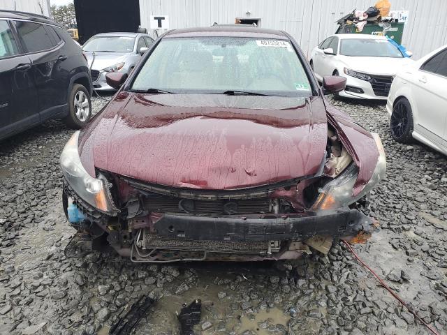 1HGCP26338A117746 - 2008 HONDA ACCORD LX BURGUNDY photo 5