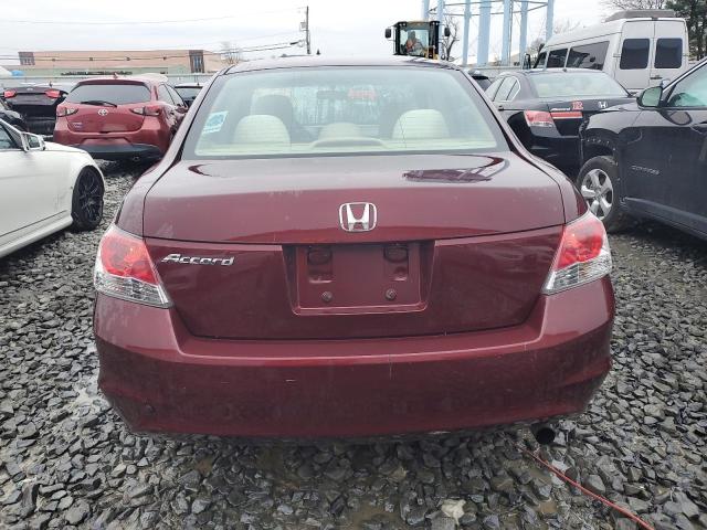 1HGCP26338A117746 - 2008 HONDA ACCORD LX BURGUNDY photo 6