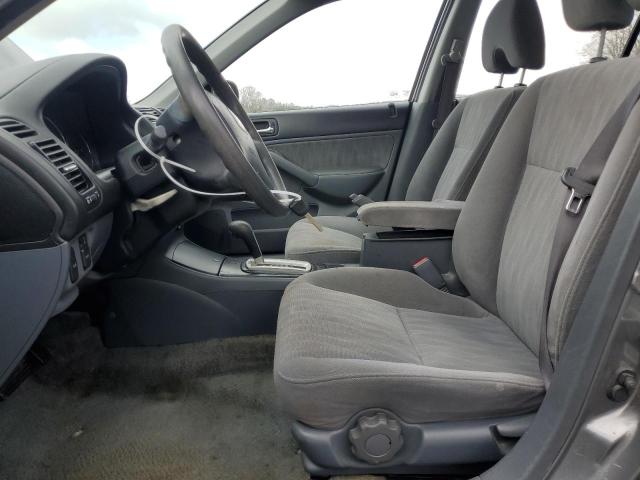 2HGES16594H582370 - 2004 HONDA CIVIC LX GRAY photo 7