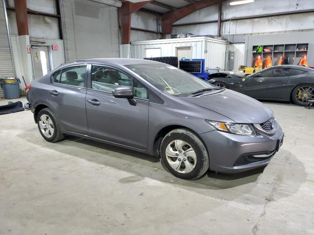 2HGFB2F55EH534523 - 2014 HONDA CIVIC LX GRAY photo 4