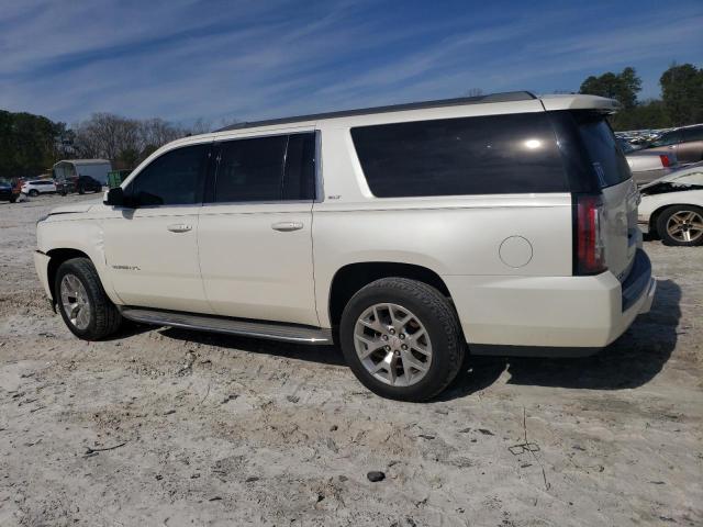 1GKS1HKC3FR149085 - 2015 GMC YUKON XL C1500 SLT WHITE photo 2