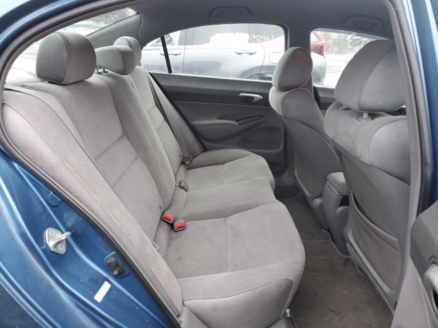 1HGFA16516L115974 - 2006 HONDA CIVIC LX BLUE photo 10