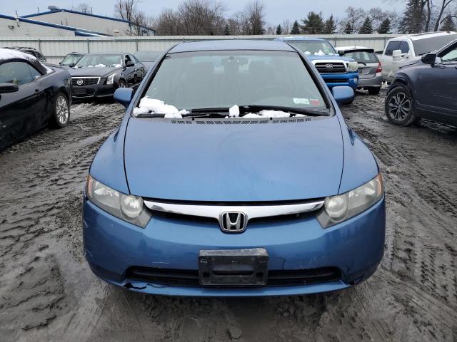 1HGFA16516L115974 - 2006 HONDA CIVIC LX BLUE photo 5