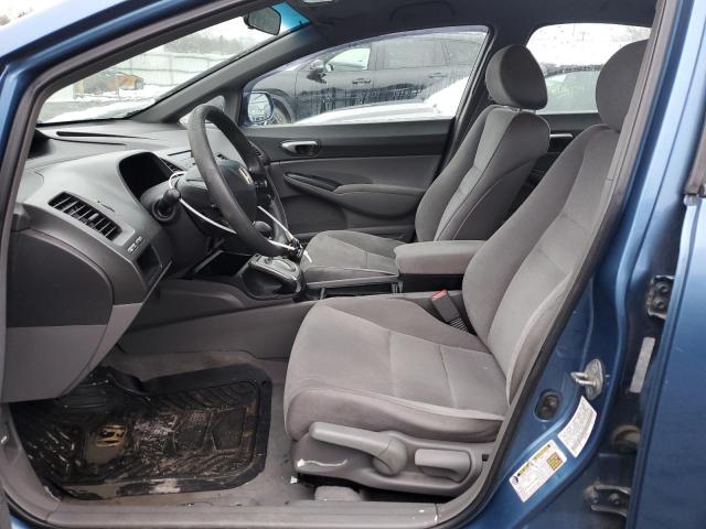 1HGFA16516L115974 - 2006 HONDA CIVIC LX BLUE photo 7