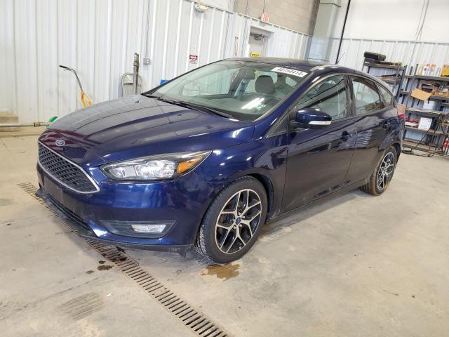 1FADP3M24HL242963 - 2017 FORD FOCUS SEL BLUE photo 1