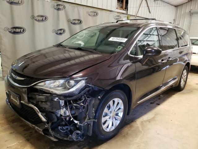 2C4RC1BG9JR246521 - 2018 CHRYSLER PACIFICA TOURING L PURPLE photo 2