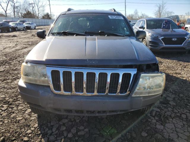 1J4GW48S22C286892 - 2002 JEEP GRAND CHER GRAY photo 5