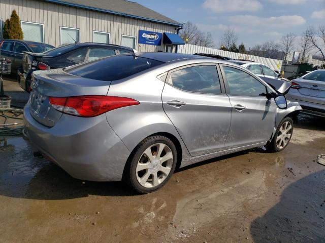 KMHDH4AEXDU711730 - 2013 HYUNDAI ELANTRA GLS GRAY photo 3