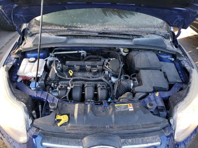 1FAHP3F24CL456178 - 2012 FORD FOCUS SE BLUE photo 11