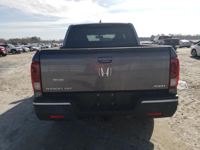 5FPYK3F67HB035665 - 2017 HONDA RIDGELINE RTL GRAY photo 6