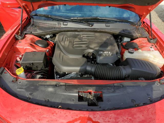 2C3CDXBG1NH200865 - 2022 DODGE CHARGER SXT RED photo 11