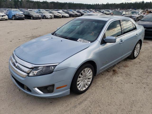 3FADP0L38BR301336 - 2011 FORD FUSION HYBRID BLUE photo 1