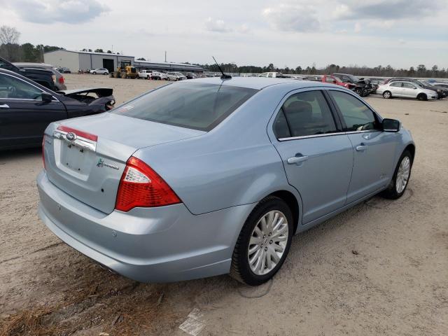 3FADP0L38BR301336 - 2011 FORD FUSION HYBRID BLUE photo 3