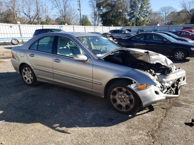 WDBRF54H56F790239 - 2006 MERCEDES-BENZ C 280 SILVER photo 4