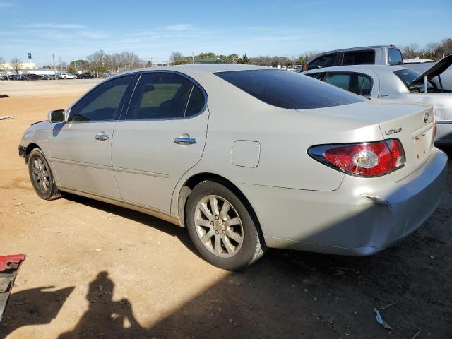 JTHBA30G445010462 - 2004 LEXUS ES 330 SILVER photo 2