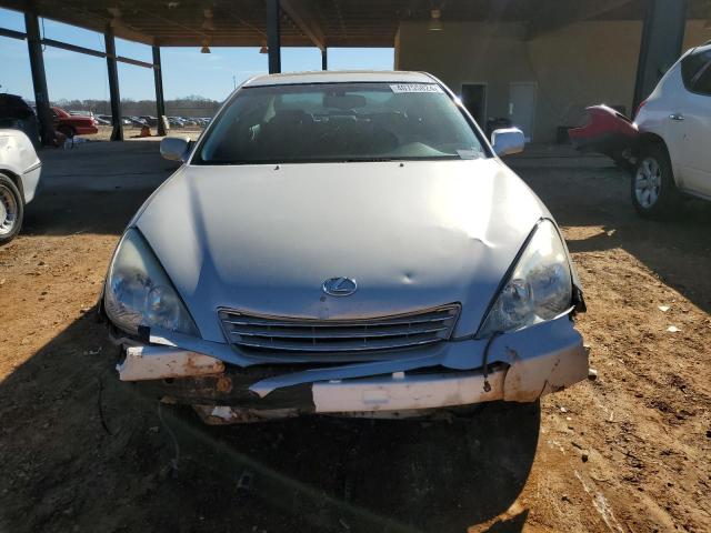 JTHBA30G445010462 - 2004 LEXUS ES 330 SILVER photo 5