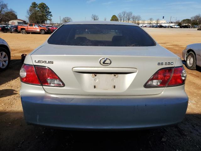 JTHBA30G445010462 - 2004 LEXUS ES 330 SILVER photo 6