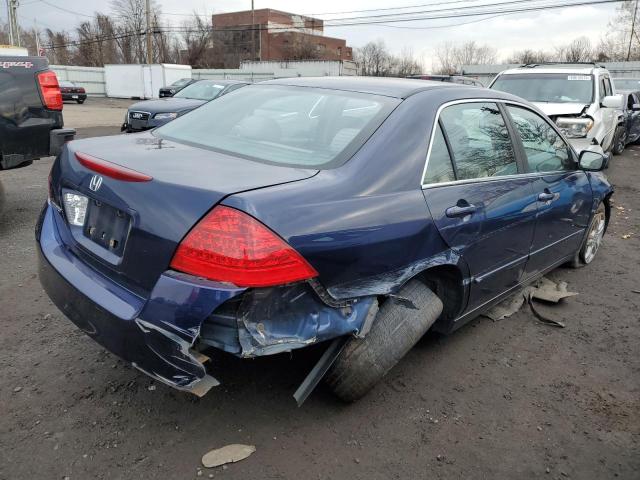 1HGCM55747A095849 - 2007 HONDA ACCORD EX BLUE photo 3