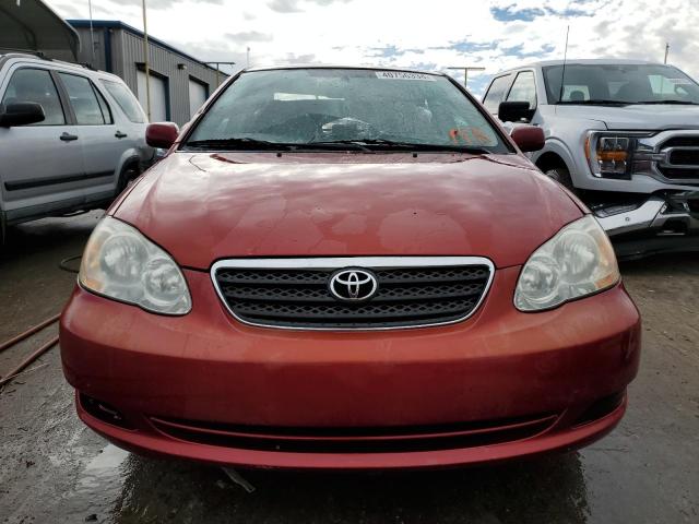 2T1BR32E18C888395 - 2008 TOYOTA COROLLA CE RED photo 5