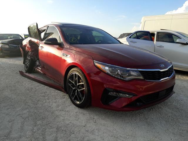 5XXGW4L23LG406505 - 2020 KIA OPTIMA SX RED photo 4