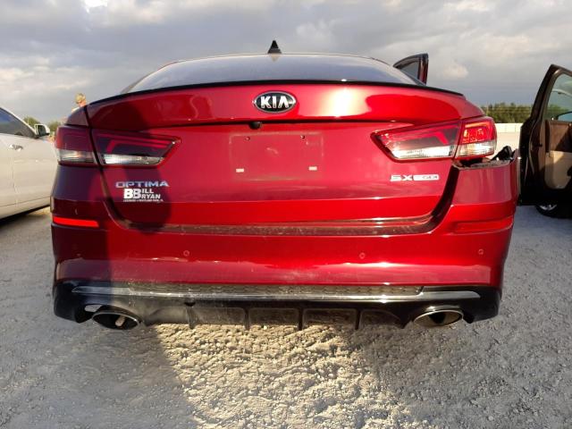 5XXGW4L23LG406505 - 2020 KIA OPTIMA SX RED photo 6