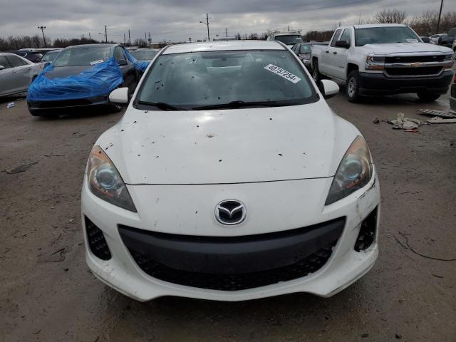 JM1BL1V78C1649460 - 2012 MAZDA 3 I WHITE photo 5